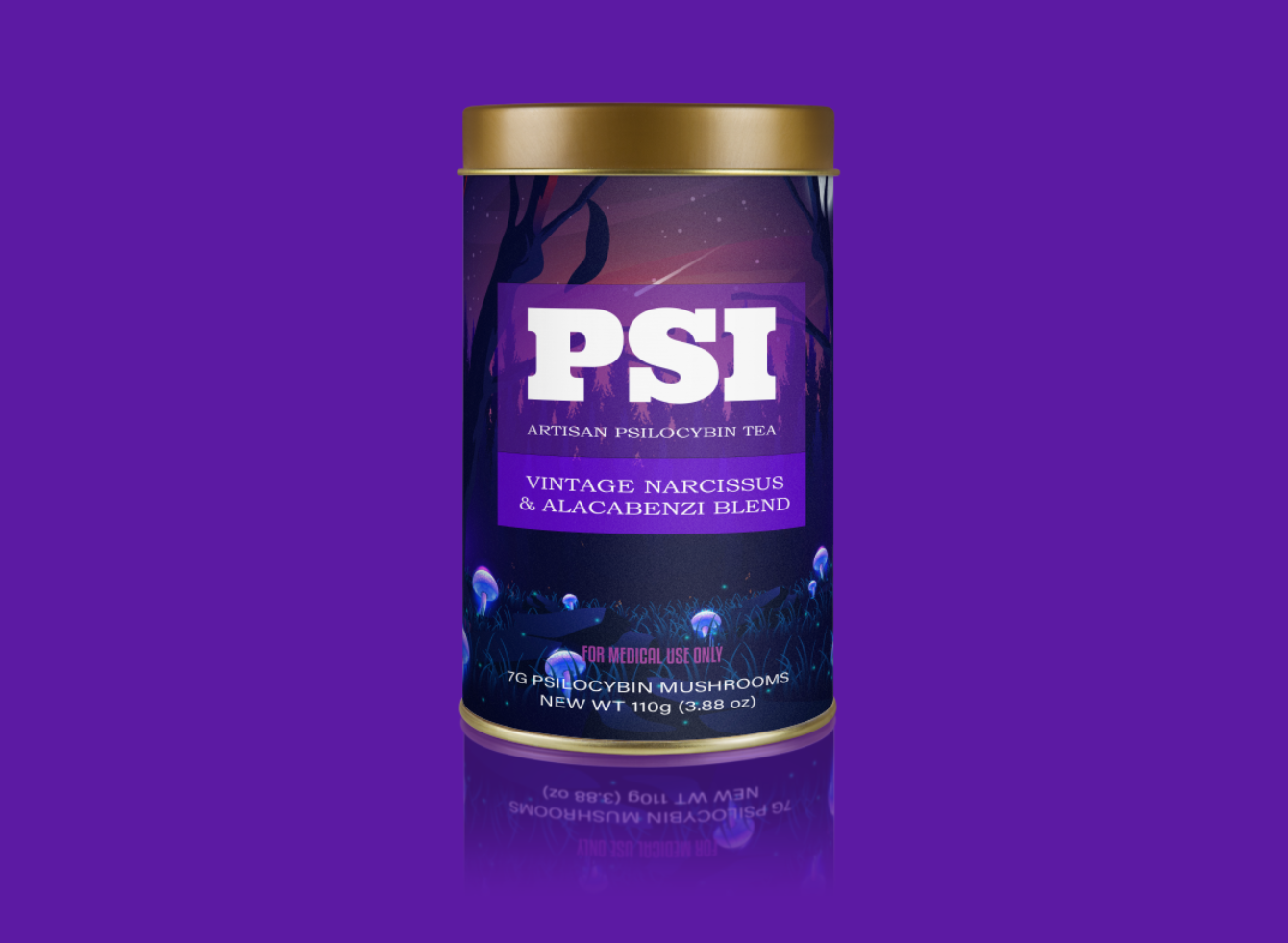 PSI – Tea Tin Package Design